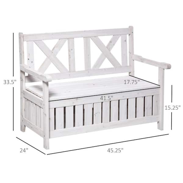 〆1/31 WHITE_WOOD_BENCH #3 Wood Bench White Distressed | Furniture Dash