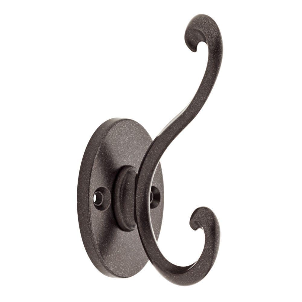 Liberty 4-3/8 in. Cocoa Bronze Beveled Square Wall Hook B31094C-CO-C - The  Home Depot