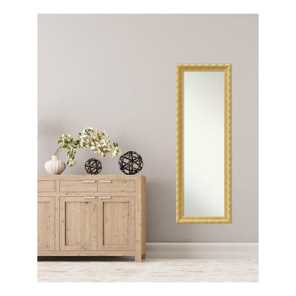Amanti Art Large Rectangle Antique Gold Casual Mirror (52 in. H x
