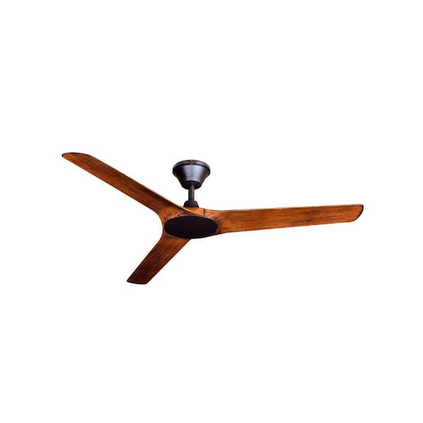 Lucci Air 56 in. 6 fan speeds Indoor/Outdoor Ceiling Fan in Oil Rubbed Bronze with Koa Blades Abyss