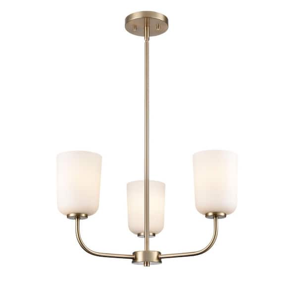 Laphia 3 light Modern Gold Chandelier Ceiling Light