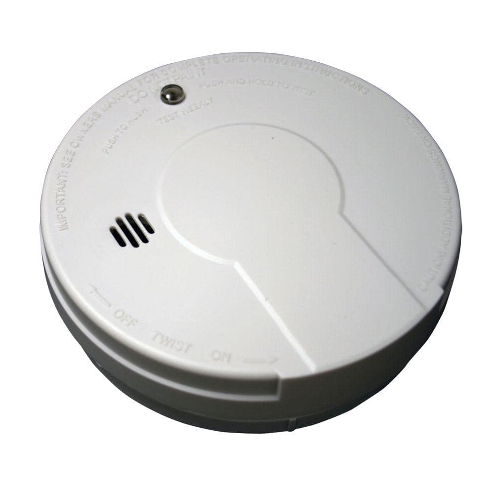 Code One Battery Operated Ionization Smoke Detector 44037502 - The Home ...