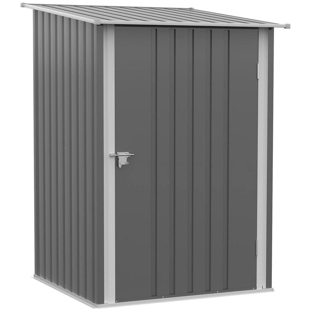 3.3 ft. W x 3.4 ft. D Gray Metal Outdoor Storage Shed with Lockable Door for Backyard, Garage, Lawn (10 sq. ft. ) price history on PriceWatchPro