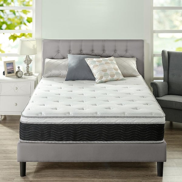 Photo 1 of 12 in. Firm Hybrid Euro Top Supportive Full Mattress