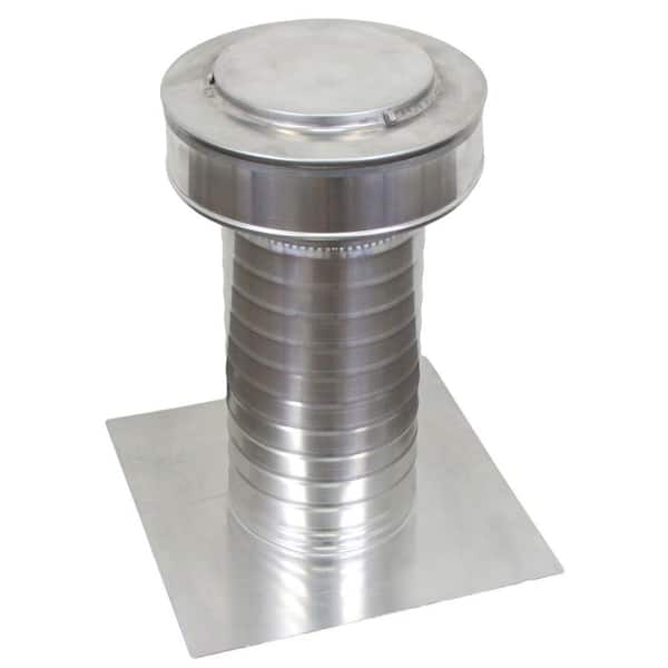 Active Ventilation 6 in. Dia Keepa Vent an Aluminum Roof Vent for Flat Roofs