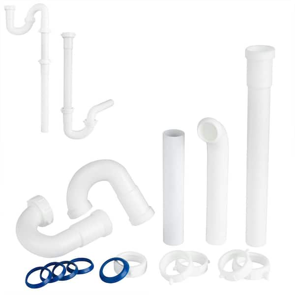 Bathroom Sink Drain Kit, 1-1/4 in. Sink Drain Kit, 22.63 in. H x 6.88 in. W x 1.25 in. D Sink Pipe Replacement Kit