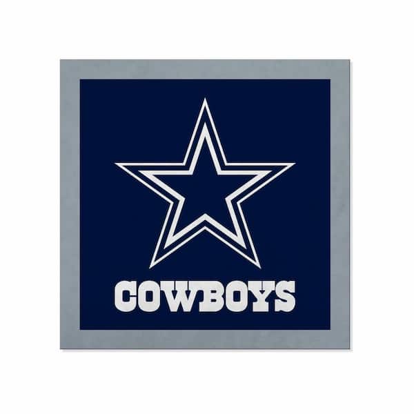 Unbranded Dallas Cowboys 34.75 in. x 34.75 in. NFL Felt Wall Banner Flag