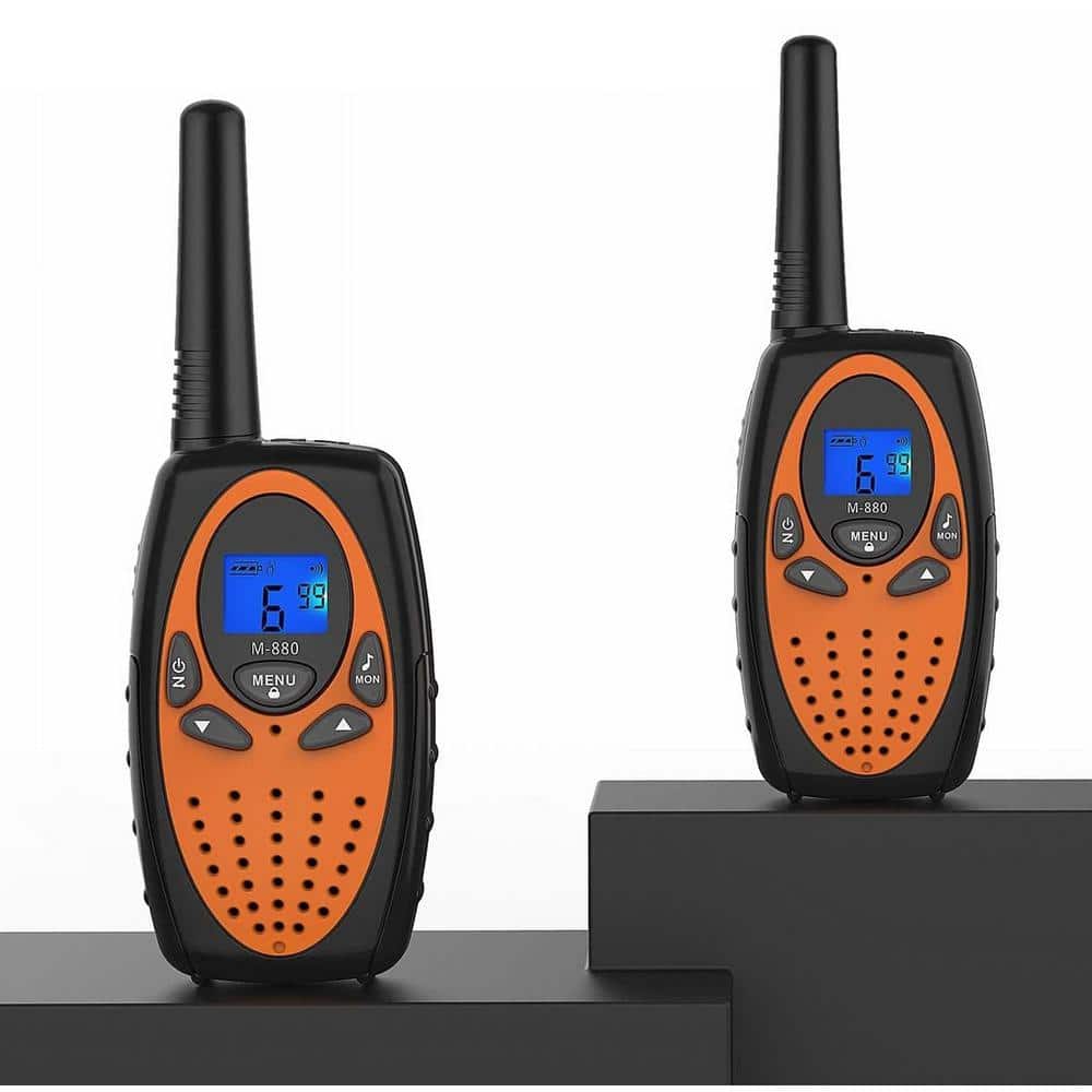 2 Way Radios Portable Walkie Talkie Long Range Camping Accessories with Mic