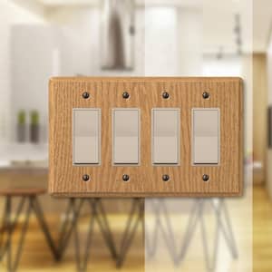 We sell wood switch plates, wood wall plates and log wood wall plates -   - Wood Switch Plates - Atkison Electric