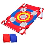 Bullseye Bounce Cornhole Toss Game - Great for All Ages and Includes Fun Rules