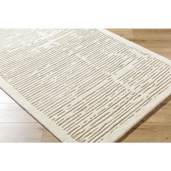 Brook 2 ft. x 3 ft. Beige BKO-2362 Handmade, Area Rug