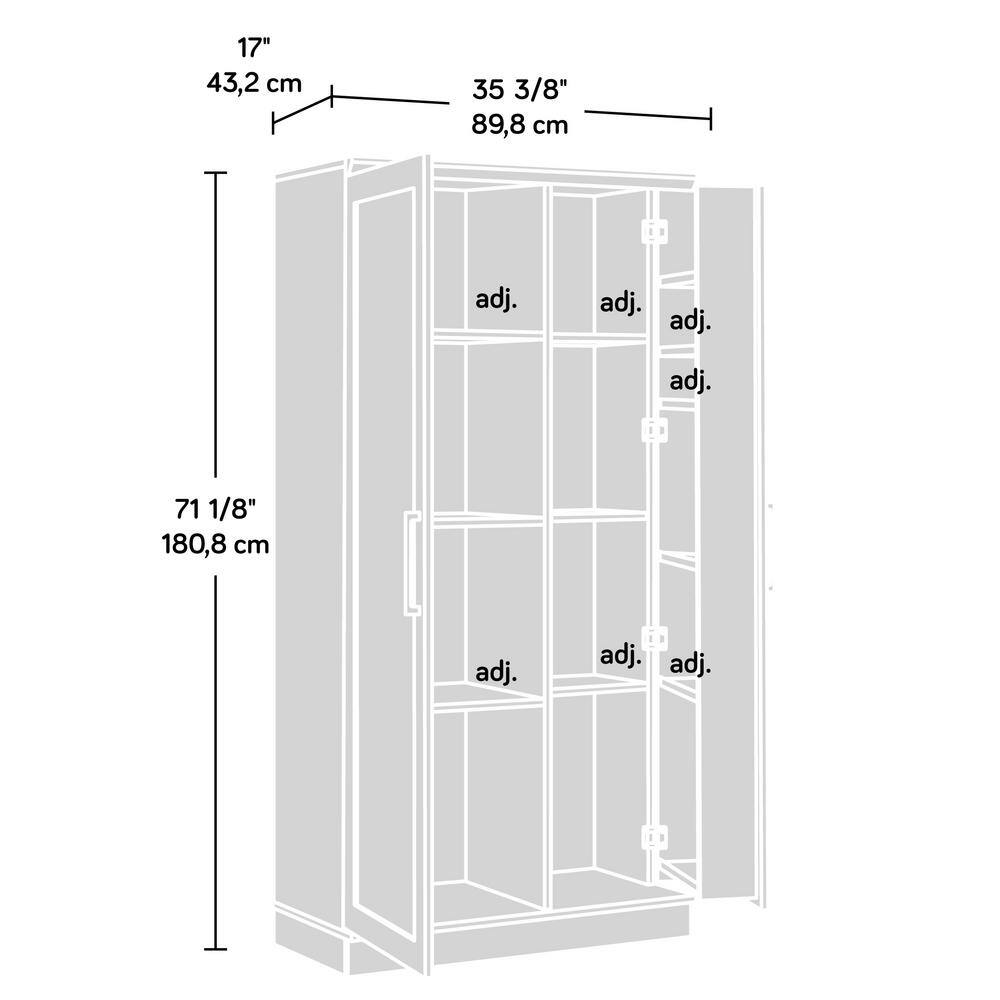 Dakota Oak Adjustable Shelving Office Storage Cabinet