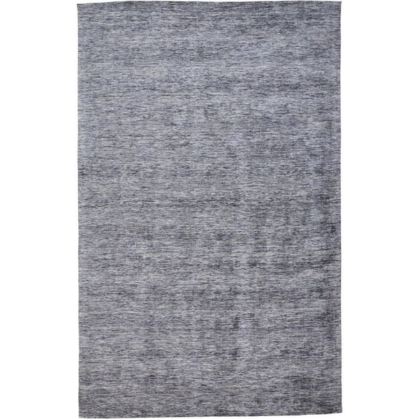HomeRoots 5 X 8 Gray Abstract Area Rug