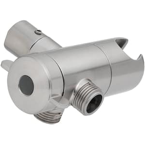 3-Way Diverter with Mount in Brushed Nickel