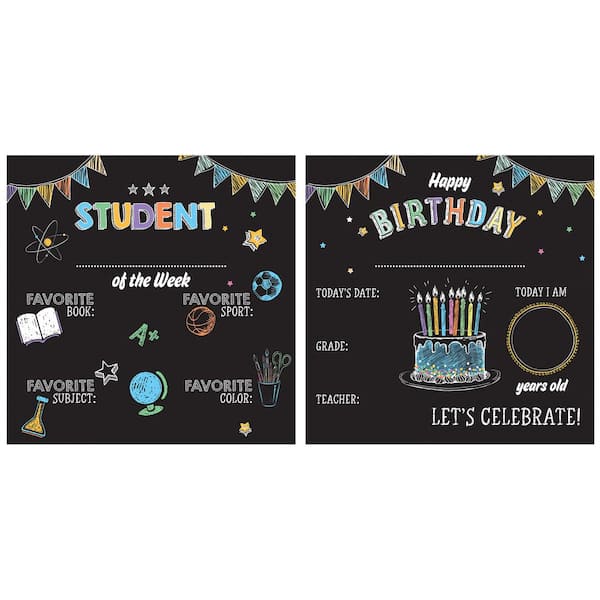 RoomMates Student Memo Board Chalkboard