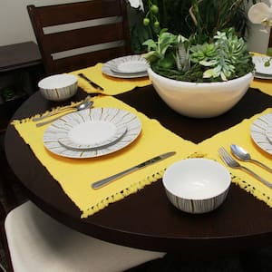 12-Piece Contemporary Multicolor Ceramic Dinnerware Set (Service for 4)