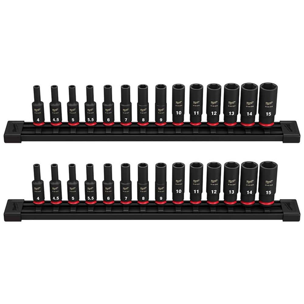 SHOCKWAVE 1/4 in. Drive Metric Deep Well 6-Point Impact Socket Set (28-Piece) price history on PriceWatchPro