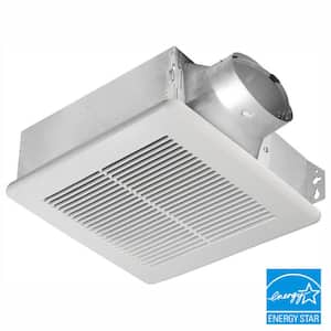 Slim Series 100 CFM Ceiling or Wall Bathroom Exhaust Fan, ENERGY STAR