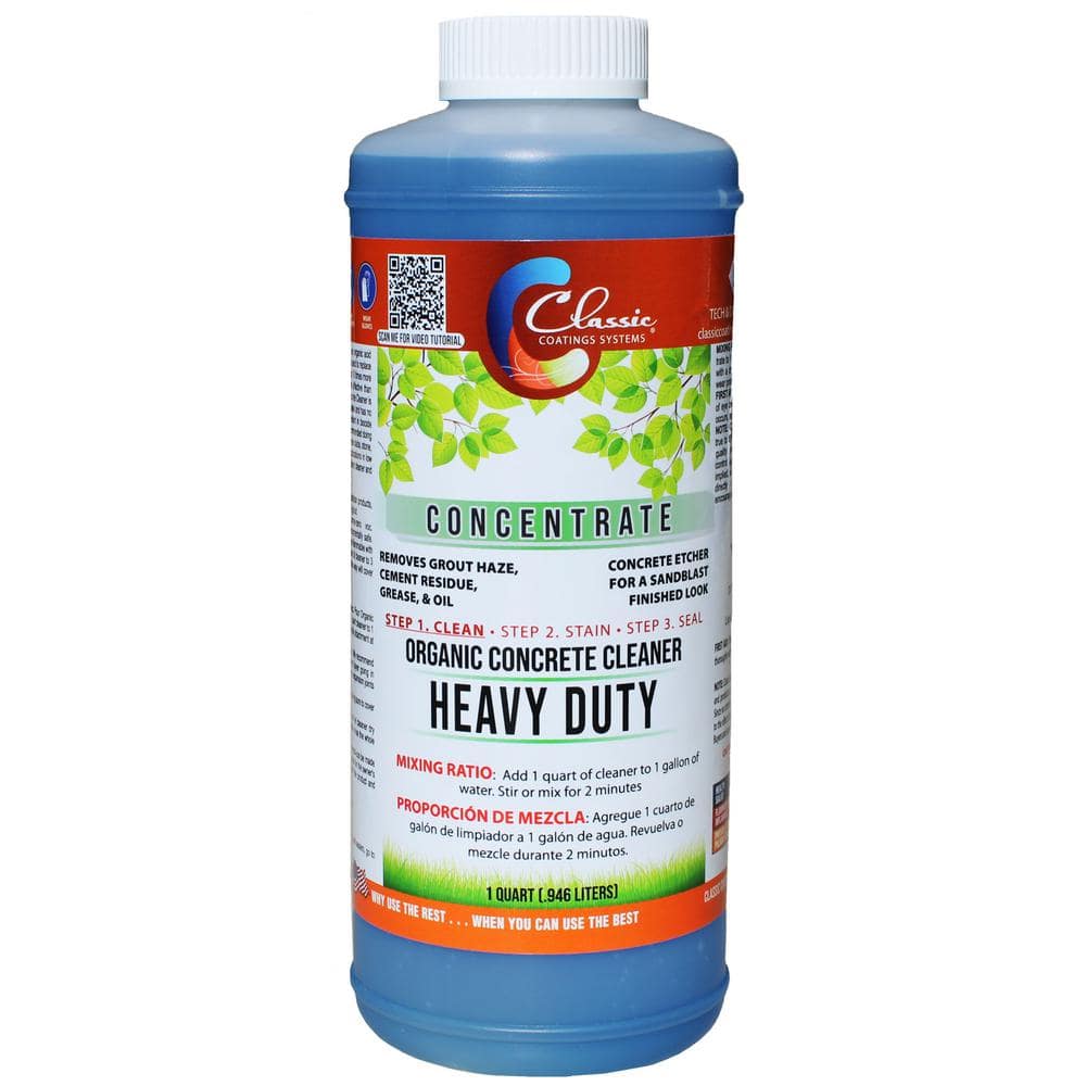 Classic Coatings Systems 1 qt. Indoor/Outdoor Organic Concrete Cleaner