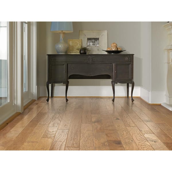 Shaw Canyon Honey Hickory 3/8 in. T X 6.3 in. W Tongue and Groove Engineered Hardwood Flooring (34.96 sq.ft./case)
