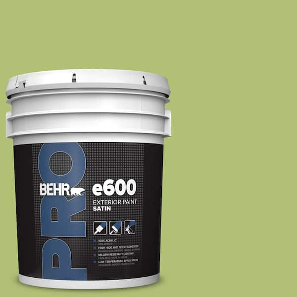 BEHR PRO 5 gal. HDCSM145 Lavish Lime Satin Exterior BEHR PRO 5 gal. HDCSM145 Lavish Lime Satin Exterior