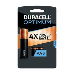 Optimum AA Alkaline Battery (8-Pack), Double A Batteries