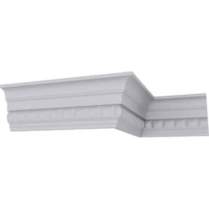 SAMPLE - 1-7/8 in. x 12 in. x 3-1/2 in. Polyurethane Sequential Crown Moulding