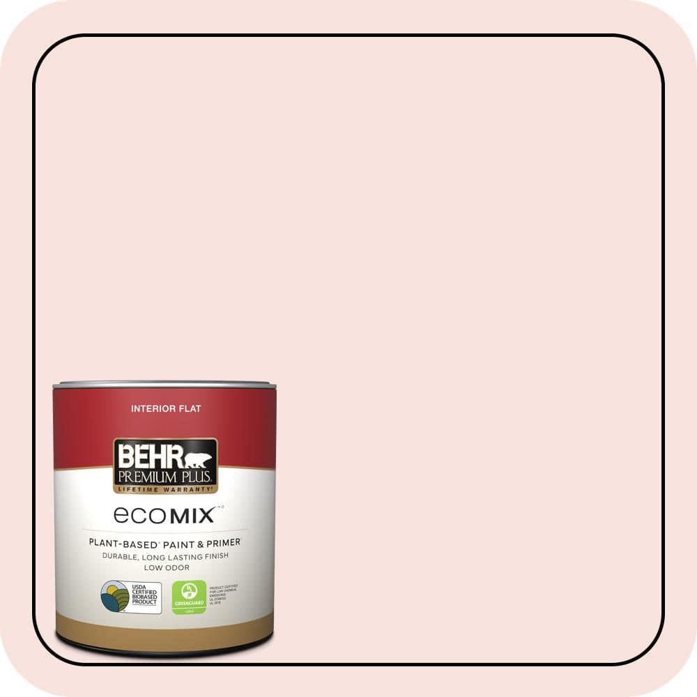 1 qt. #170C-1 Berry Cheesecake Flat EcoMix Plant-Based Interior Paint & Primer price history on PriceWatchPro