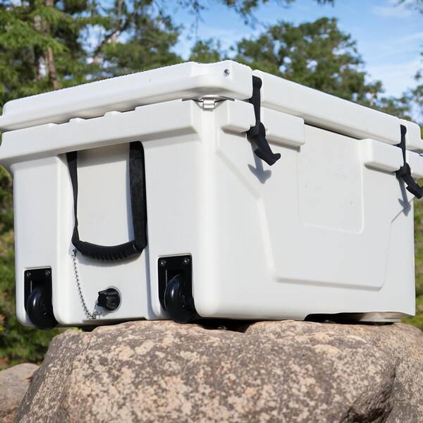 AOPSPS White 65 qt. Beverage Jug Soft-Side Cooler WDX136458178