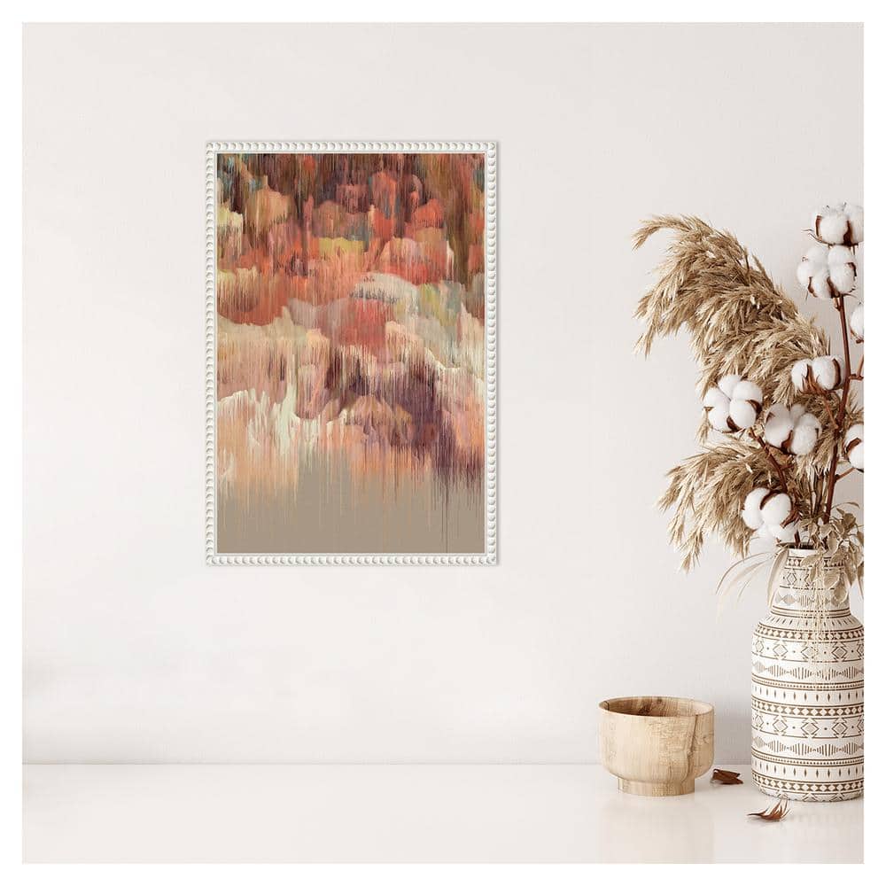 Liquid Life Summer Edition Framed Canvas Wall Art with Beaded Perimeter