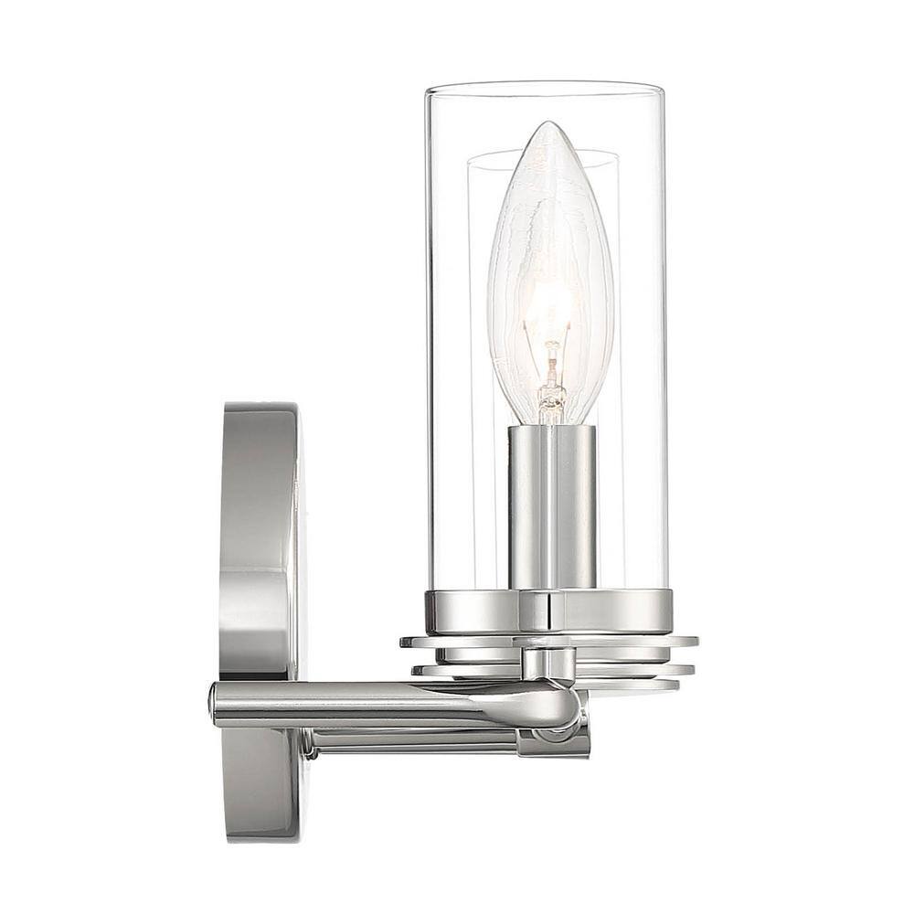 Polished Nickel 18" Wide Dimmable Vanity Light