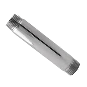 1/2 in. x 1/3 ft. IPS Lead-Free Brass Pipe Nipple in Polished Chrome