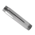 1/2 in.  x 4in. IPS Brass Pipe Nipple, Polished Chrome