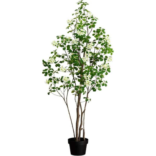 6ft. Artificial Dogwood Tree with Real Touch Leaves