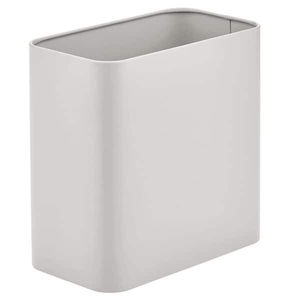 2.4 gal. Small Clear Rectangular Trash Can