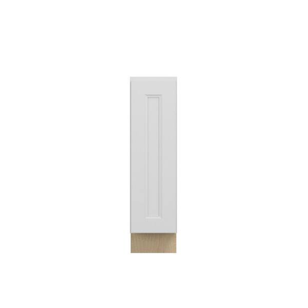 Norfolk Assembled 9 in. W x 34.5 in. H x 24 in.D Ply Base Cabinet Full Height Door(s) w/Spice Pullout Organizer in White