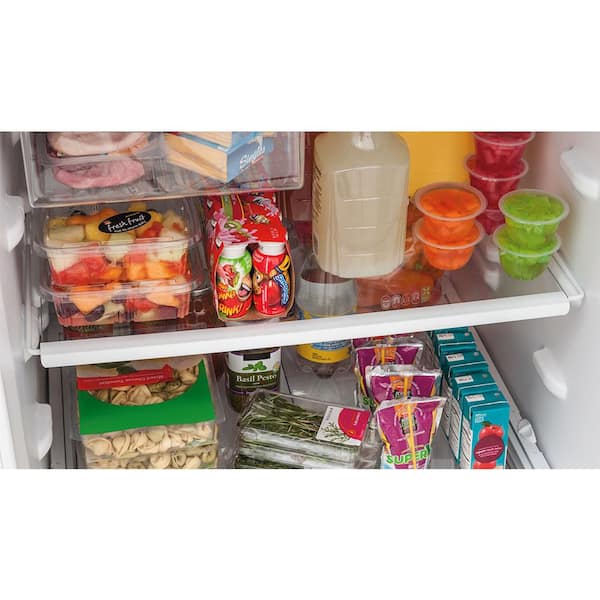 Frigidaire 29.6 in. 20.4 cu. ft. Top Freezer Refrigerator in White  FRTD2021AW - The Home Depot