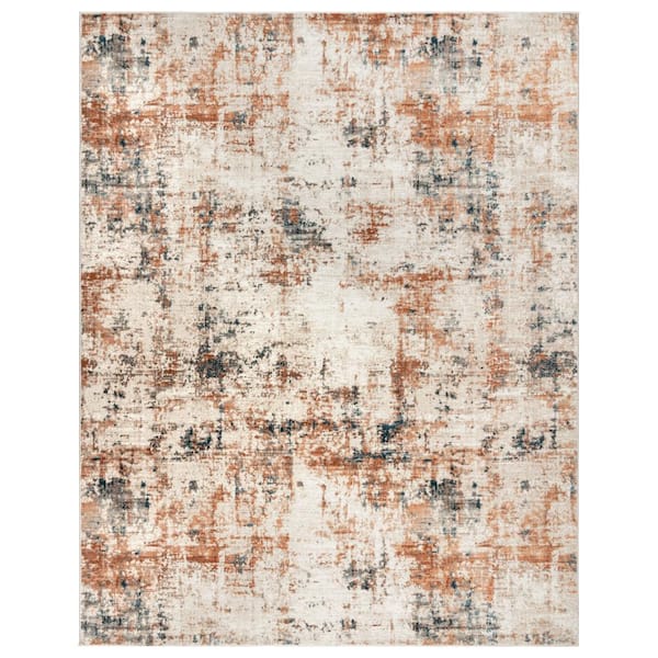 Gertmenian Quattro Doni Beige 8 ft. x 10 ft. Abstract Indoor Area Rug
