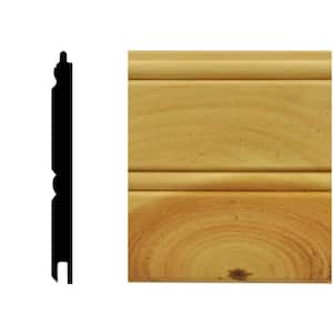 0.67 sq. ft. North America Knotty Pine Tongue and Groove Wainscot Paneling