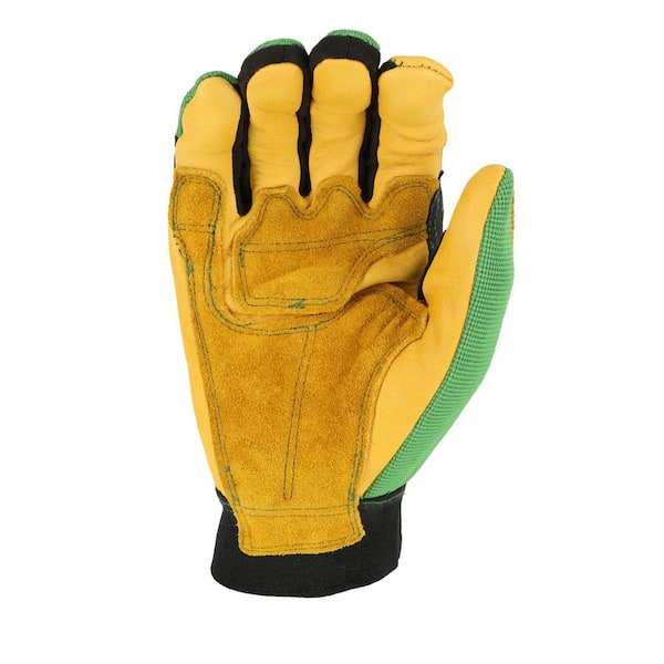 John Deere Men's Large Synthetic Leather Hi-Vis Work Glove - Town Hardware  & General Store