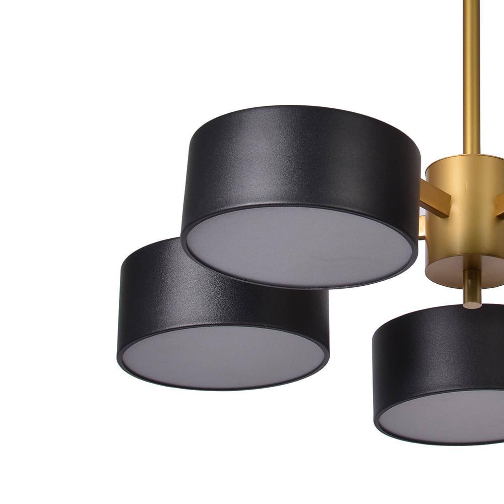 Elegant Gold Glass 24" LED Flush Mount Ceiling Light