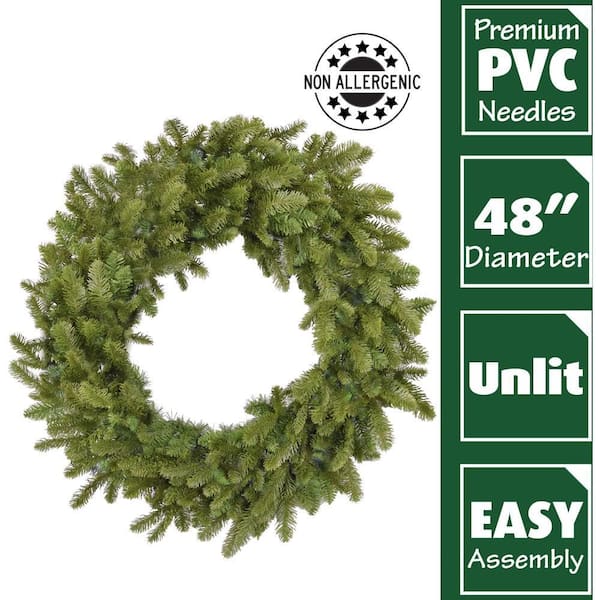 Fraser Hill Farm 48 in. Grandland Artificial Holiday Wreath
