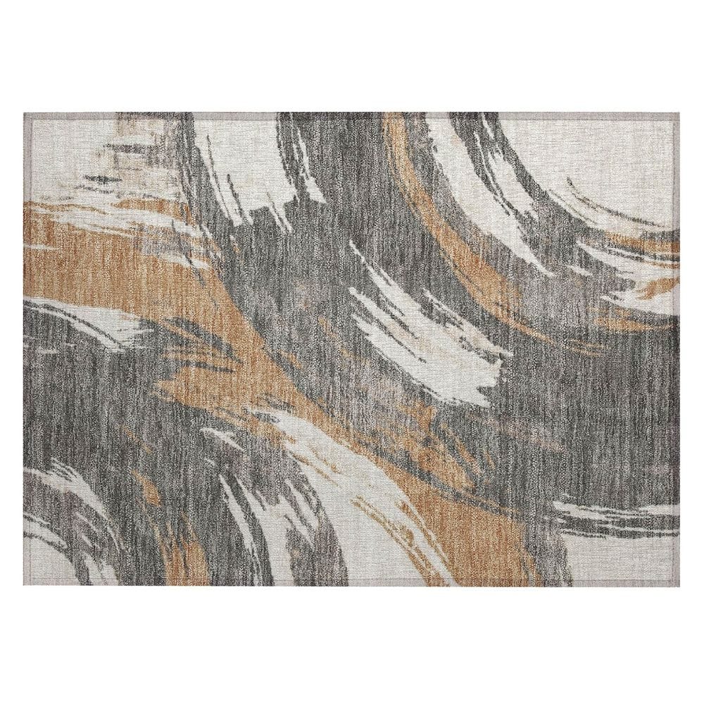 Chantille Machine Washable Indoor/Outdoor Abstract ACN2957 Brown 2 ft. x 3 ft. Accent Rug price history on PriceWatchPro