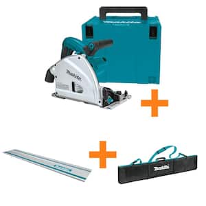 6-1/2" Plunge Circular Saw, with Stackable Tool Case with 39" Guide Rail & Premium Padded Guide Rail Bag for 39"