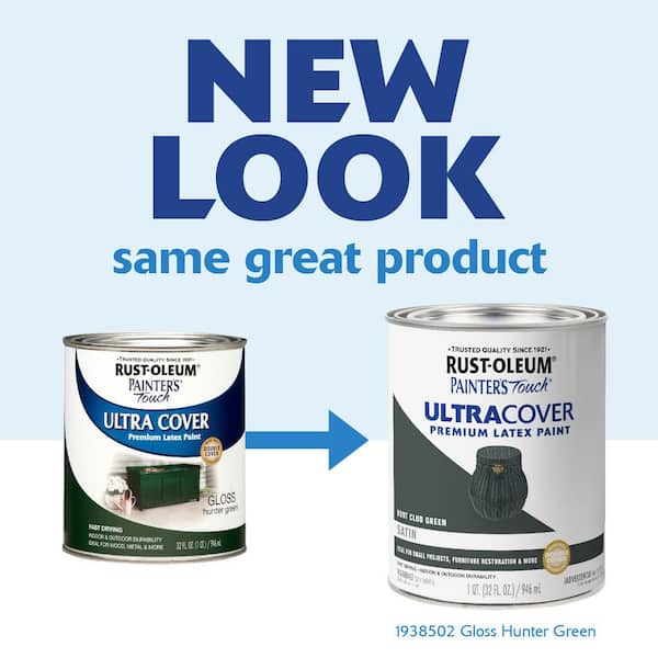 32 oz. Ultra Cover Gloss Hunter Green General Purpose Paint
