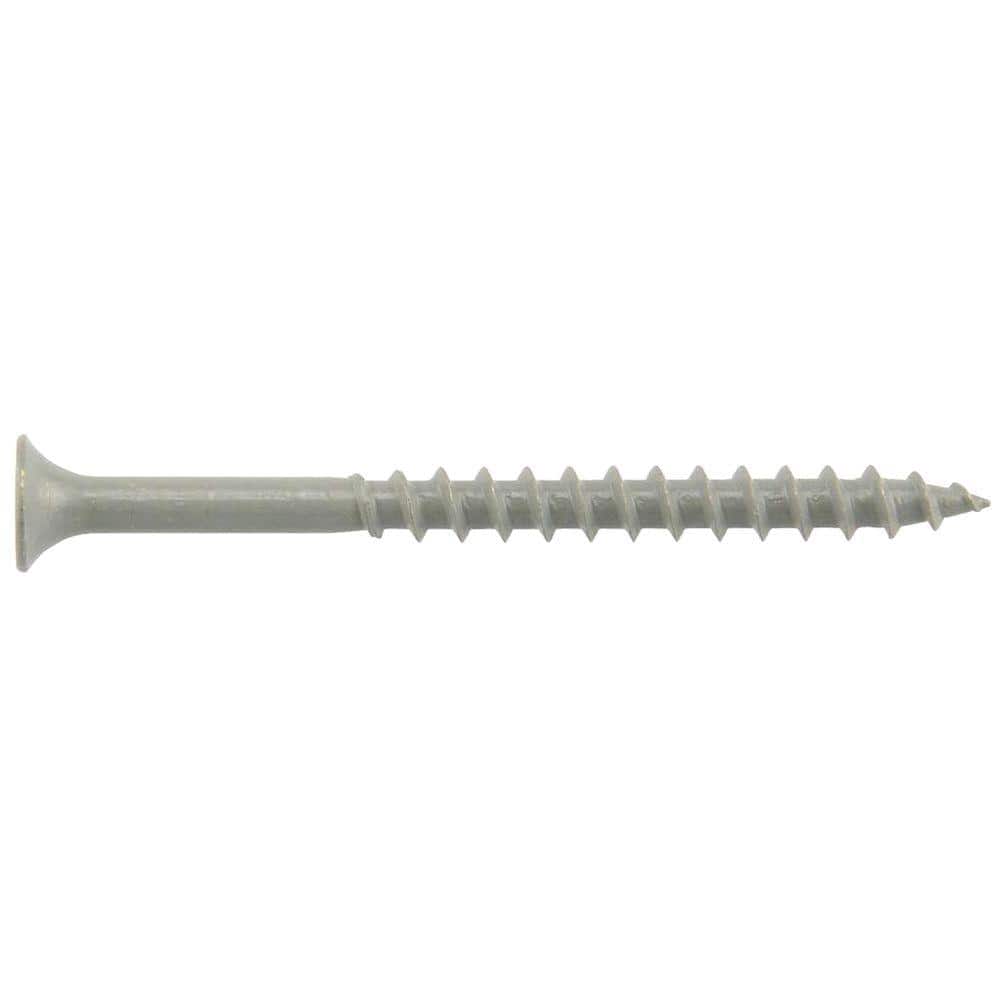 Everbilt #10 x 2-1/2 in. Zinc-Plated Phillips Drive Truss-Head Cabinet  Screw with White Painted Head (25-Piece) 802972 - The Home Depot
