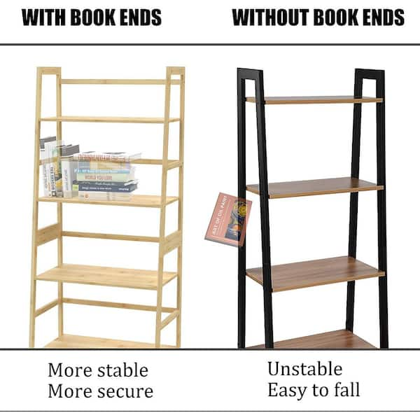 YIYIBYUS 18.1 in. Wide Wood Color 4-Shelf Floor Standing Rotating Bookcase  HG-ZH4031-077 - The Home Depot