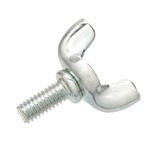 1/4 in. -20 tpi x 3/8 in. Zinc-Plated Stamped Steel Wing Screw