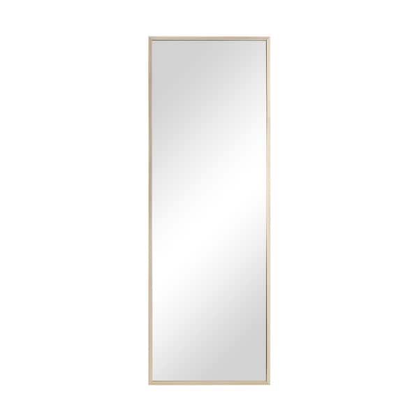 Dovelina 16 in. W x 43 in. H Rectangle Framed Gold Wall Mirror