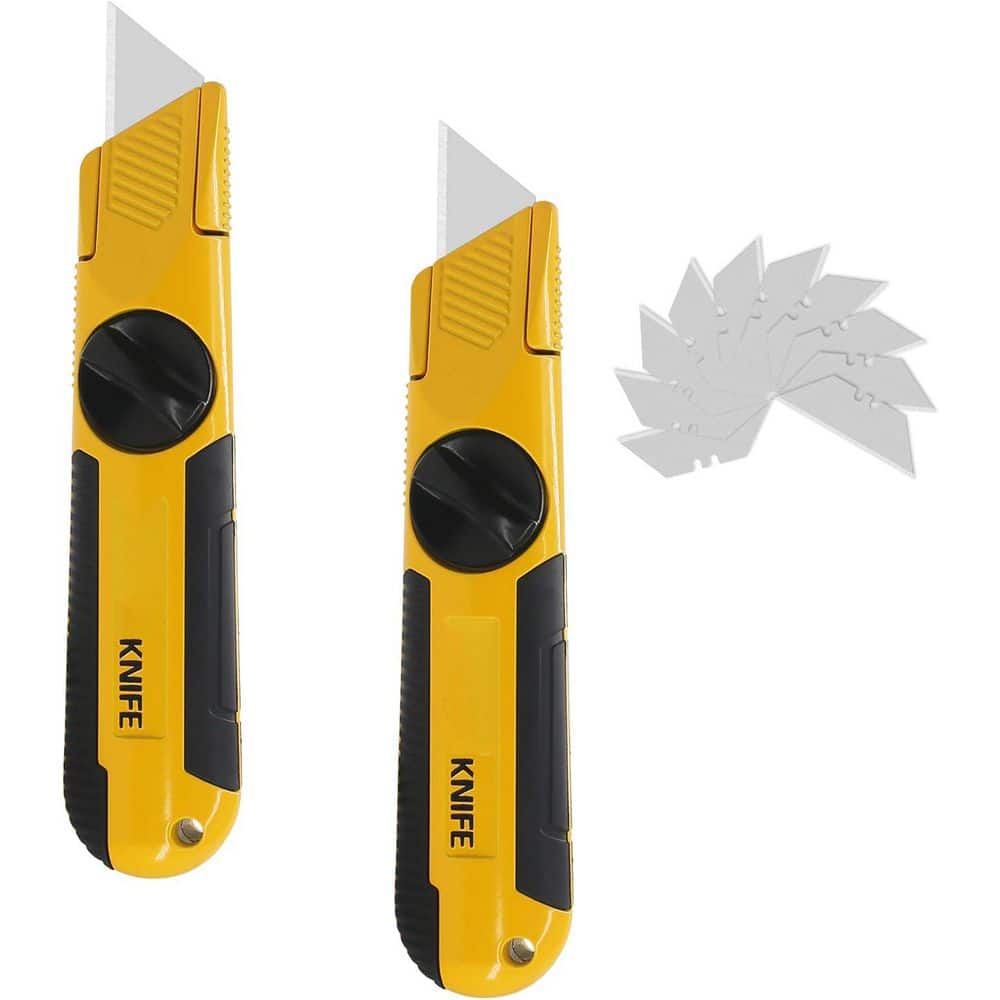 KIWDZFU 6.1 in. Zinc-Alloy Utility Knife with Fixed-Blade